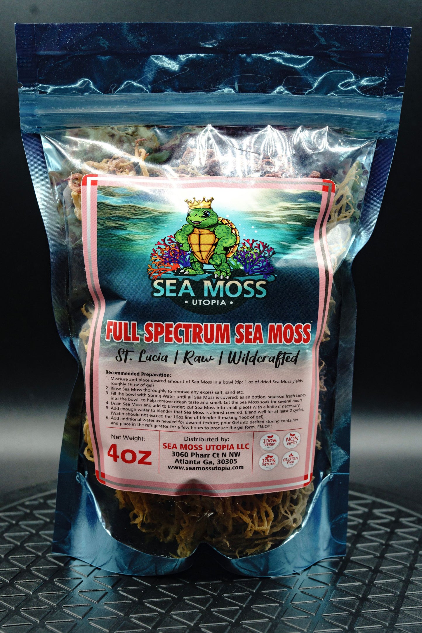 Full Spectrum Sea Moss | Raw | Wildcrafted | St. Lucia